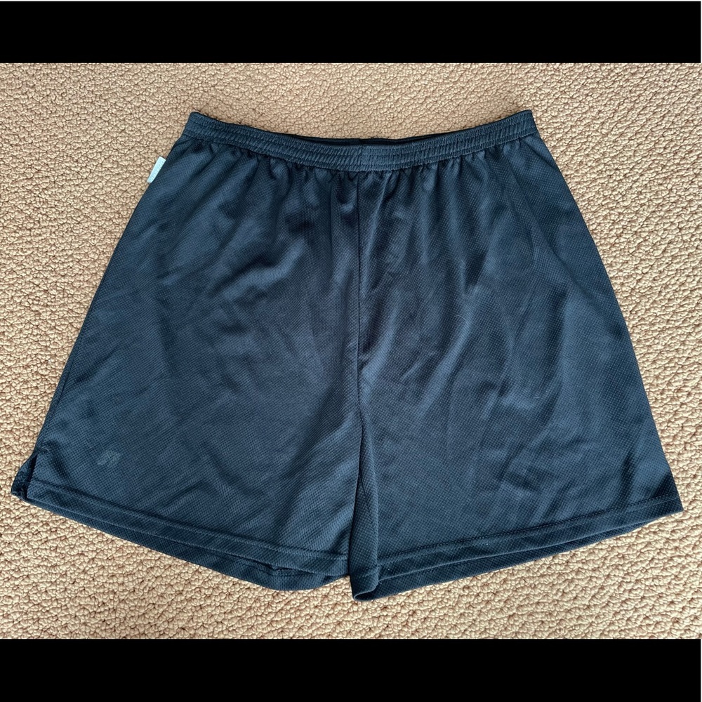 Black athletic shorts by russell athletics size xl